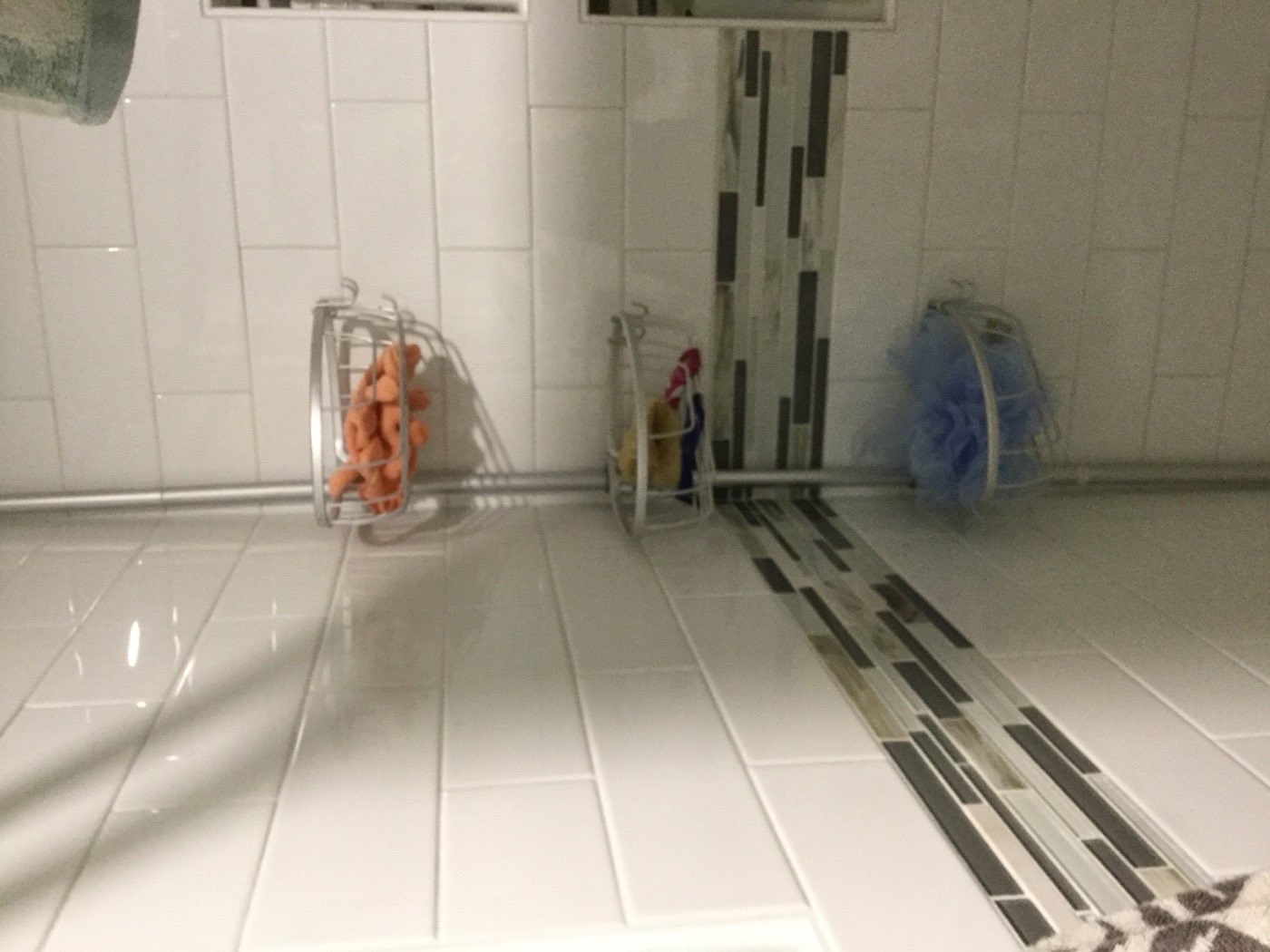 Shower tile and bathroom finish work